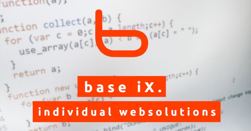 base iX. individual websolutions