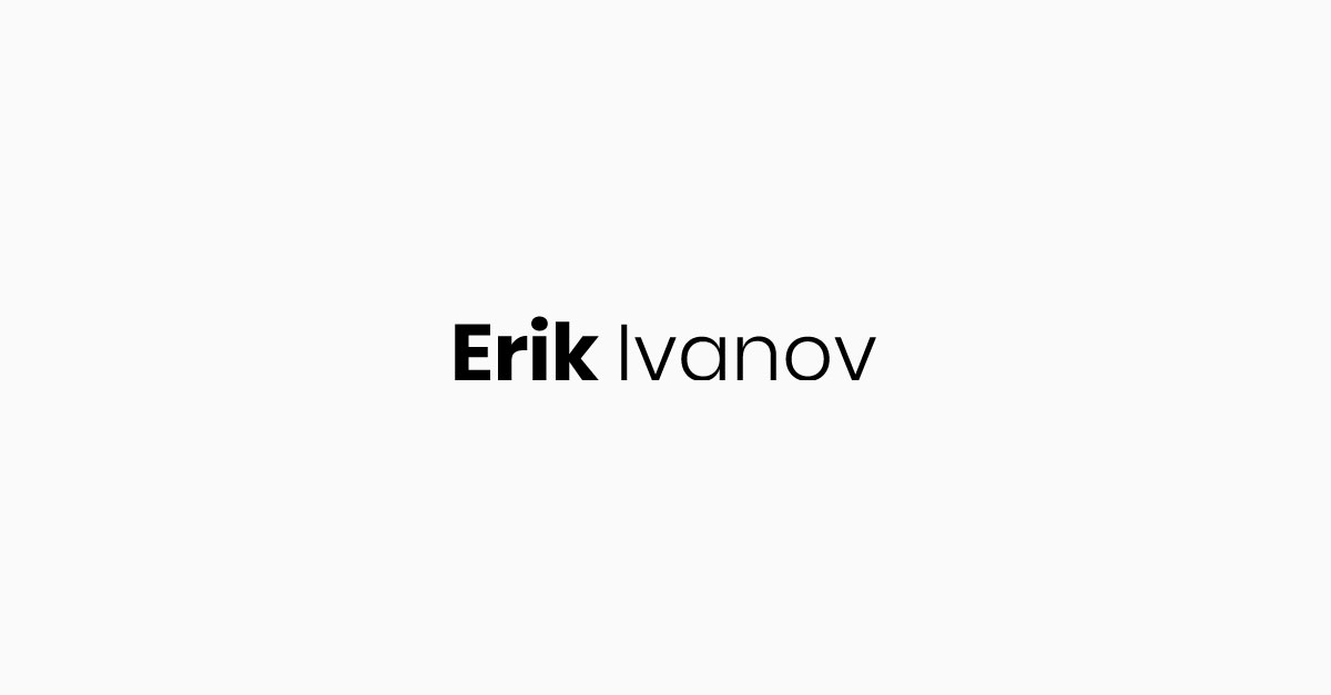 Erik Ivanov