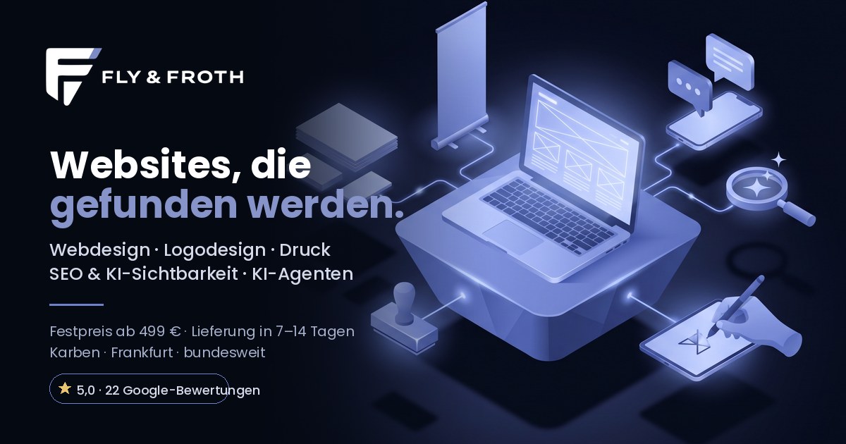 Fly & Froth Grafik- & Webdesign