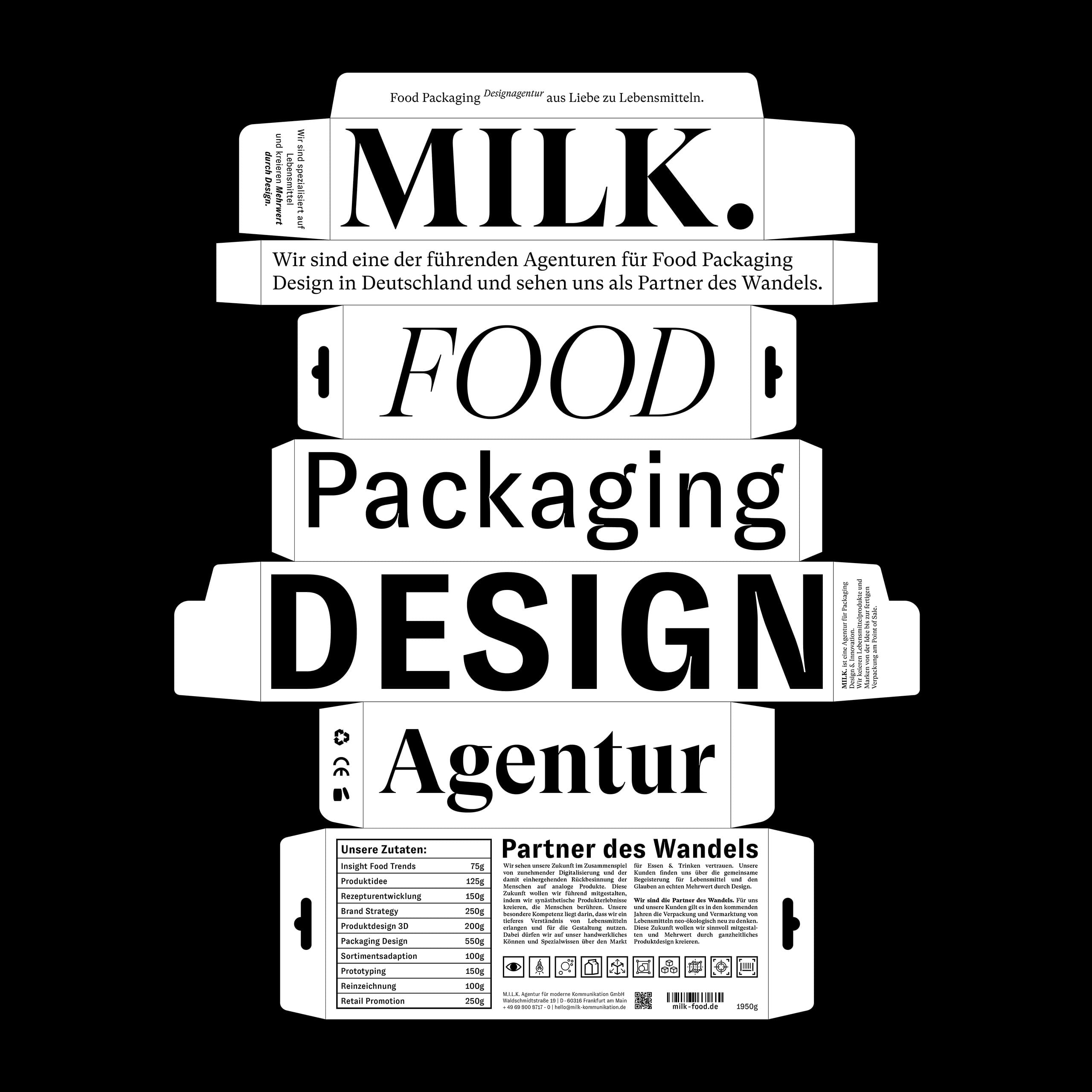 MILK. Food & Design