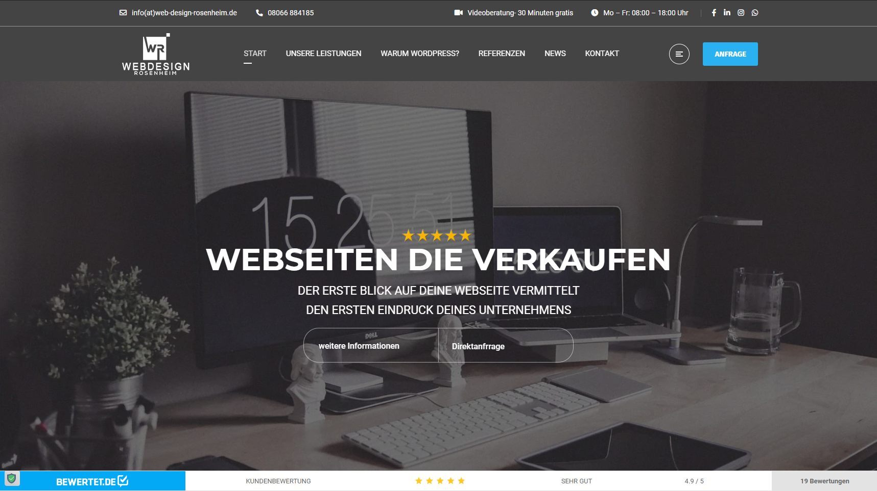 Webdesign Rosenheim